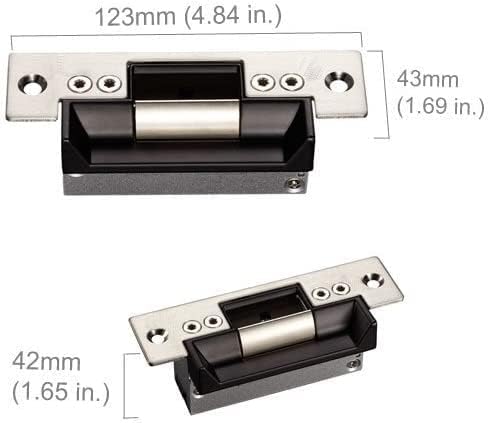 2 Door Access Control System Kit w/ Electric Strikes and Keycards