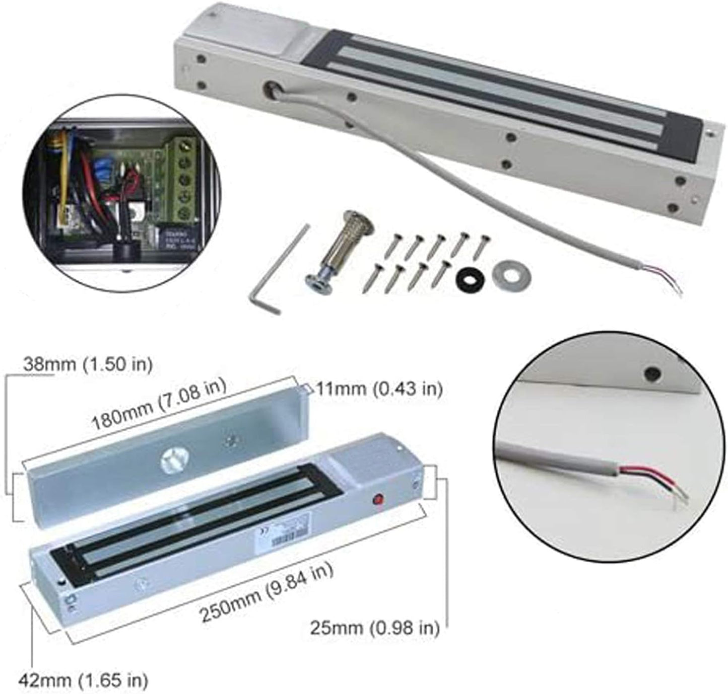 4 Door Access Control System Kit w/ Maglocks and Keypads and Fobs